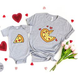 couples valentine shirt, pizza couples valentine shirt, matching couples shirt, mom and me valentine shirts, sold indivi