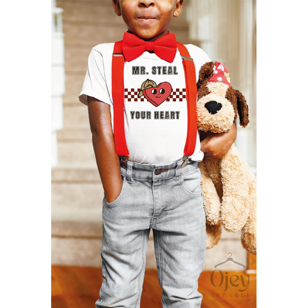 Mr Steal Your Heart Shirt, Boy Valentine Shirt, Toddler Valentine Shirt, Baby Onesie Valentine, Kids Valentine Shirts.jpg