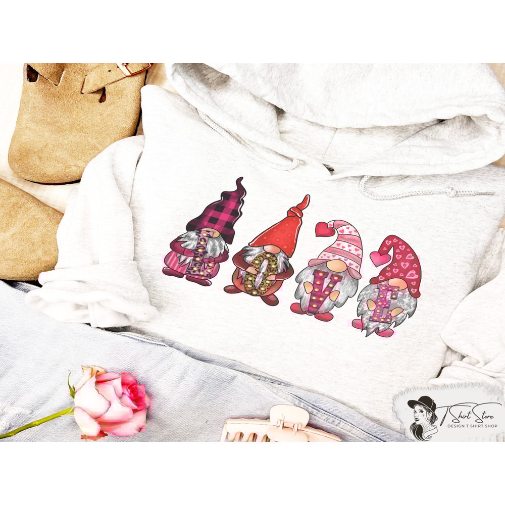 Gnome Love Leopard Valentine's Day Sweatshirt, Gnome Valentine's Day Sweatshirt, Gnome Leopard Crewneck, Love Sweatshirt, Gnome Sweatshirt.jpg