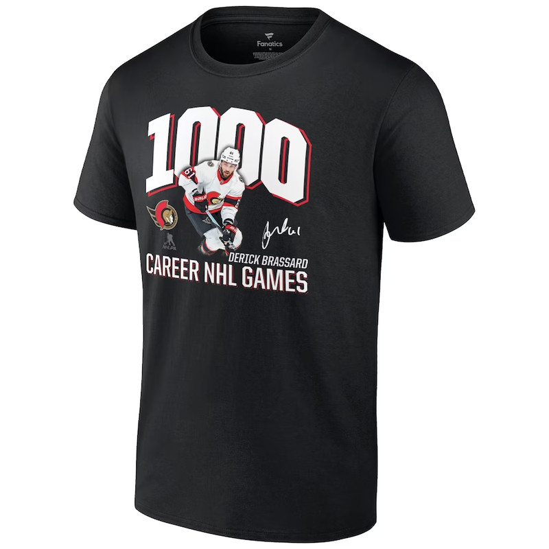 Derick Brassard 1 000 Games Career T-Shirt.png