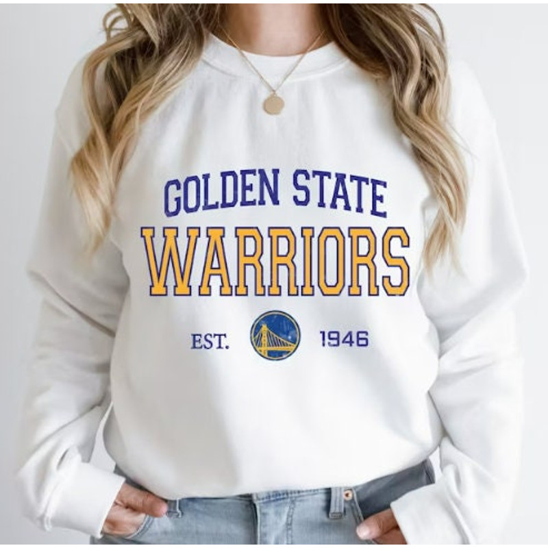 Vintage 80s Golden State Warriors Basketball Crewneck Sweatshirt.jpg