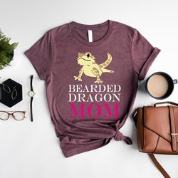 bearded dragon mom shirt, pet reptile lover gift, funny lizard shirt, beardie mom t-shirt, cute pogona sweatshirt, beard