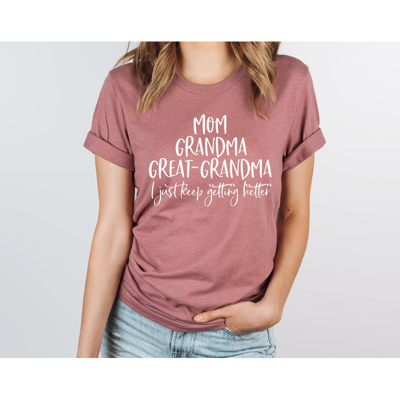 Baby Reveal To Family, Mom Grandma Great-Grandma Sweatshirt, Pregnancy Announcement, Gift For Great-Grandma, Mother's Day Gift.jpg