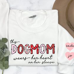 custom dog mom sweatshirt, personalized dog mom sweatshirt, dog mom, dog mom gifts, dog mom sweatshirt, dog mama sweatsh
