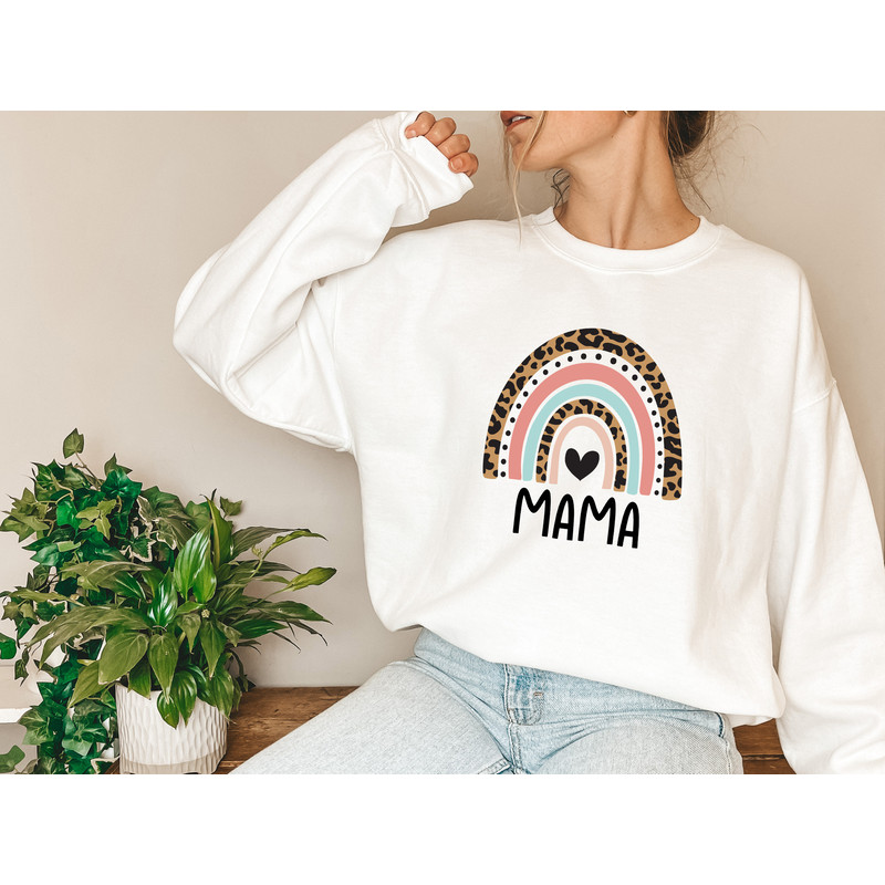 Cute Rainbow Mama Shirt, Mama Shirt, Pregnancy Announcement, Baby Shower Gift, Rainbow Baby Shirt, Rainbow Mom Shirt.jpg
