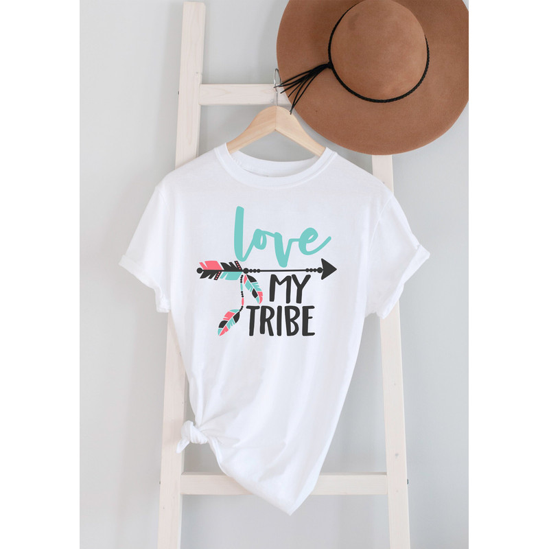 Love My Tribe Mom Shirts, Mama T Shirt, Best Mom T-Shirt, Favorite Mom Shirts, Mom Pocket T Shirt, Shirt For Mom, Minimalist Mom Shirt.jpg