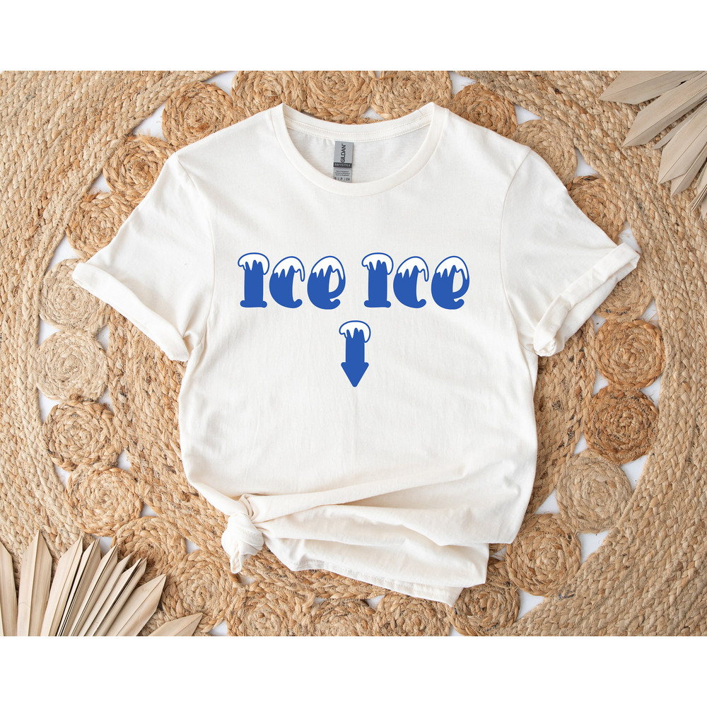 Pregnancy Announcement Shirt, Funny Ice Ice Baby Shirt for Baby Shower, Funny Gift for Expecting Mom Shirt for Baby Announcement.jpg