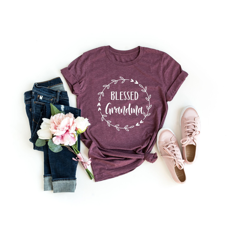 Blessed Grandma Shirt, Grandma Shirt, Granny Shirt, Best Grandma Shirt, Gift for Grandma, Gift for Her, Mothers Day Gift for Grandma,Grandma.jpg