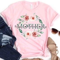 happy mothers day shirt, floral mothers day shirt, mothers day gift, mom life tee, mothers day shirt, floral mama shirt,