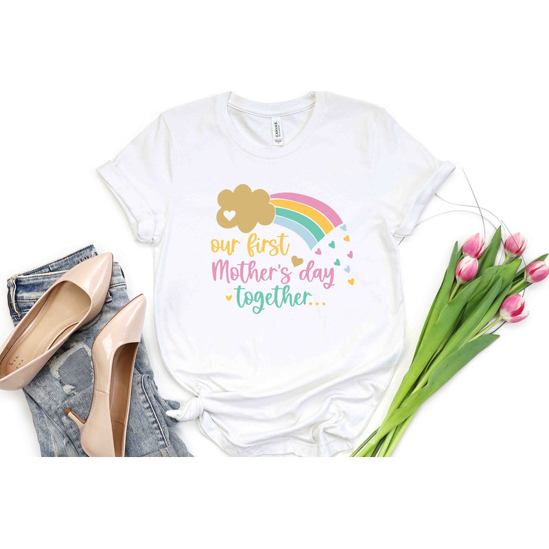Mommy And Me Matching Shirts, Mommy And Me Outfit, Mother's Day Mommy And Me Tshirt, Mother's Day Gift, Our First Mother's Day, Gift For Her.jpg