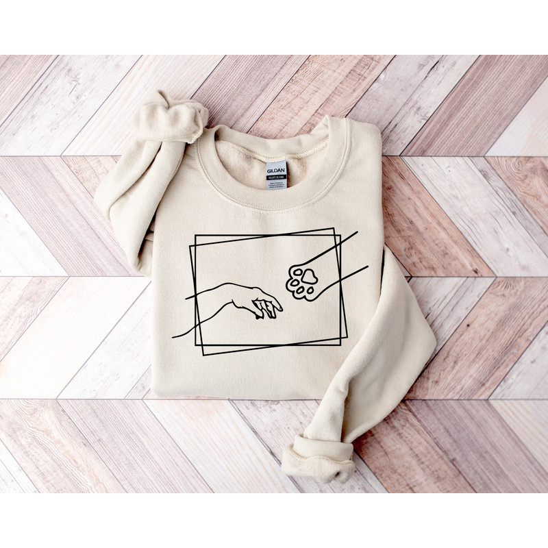 Cat Mom Sweatshirt,Adam Creation Sweatshirt,Gift For Cat Lover, Cat Lover Gift for Women,Cat Mom Shirt,Funny Cat Sweatshirt,.jpg