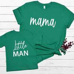 mama and me shirt, mamas little man tshirt, mama t shirt, cute kids shirt, funny toddler tshirt, mother day tshirt