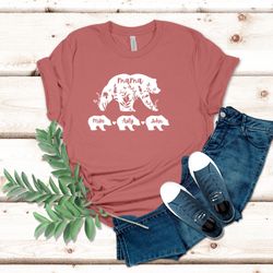 Personalized Mama Bear And Kids Bear Shirt, Mom Shirt With Children Names, Mothers Day Gift, Gift For Mother, Mom Tees,