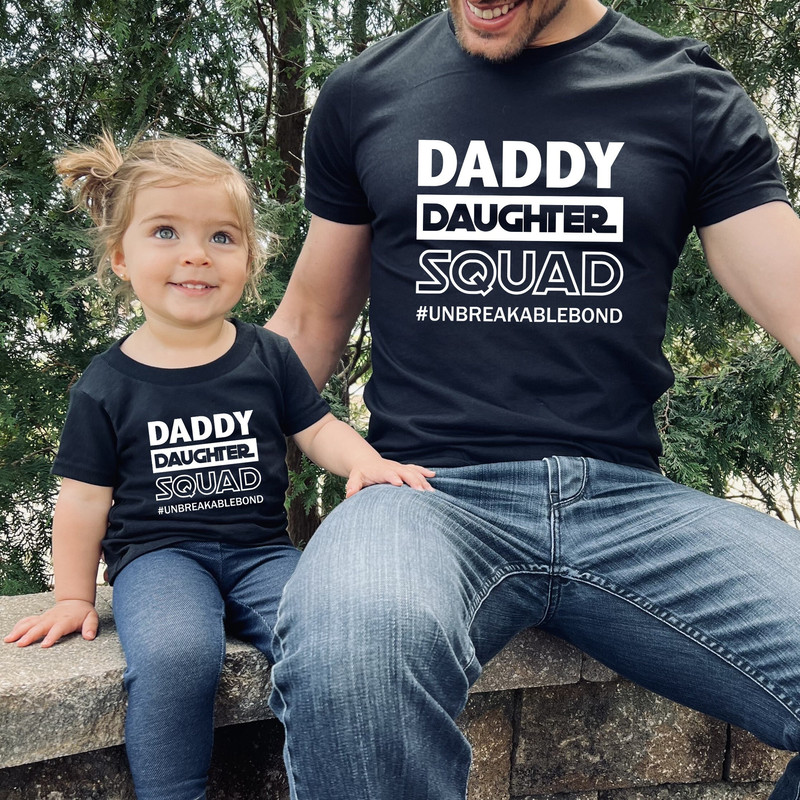 Dad Daughter Squad Shirt, Matching Father and Daughter Shirt, Daddy Daughter Shirts, Father and Daughter Tee, Father's Day Gift, Daddy Shirt.jpg