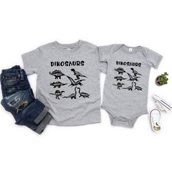 dinosaurs shirt, brachiosaurus jurassic animal shirt, stegosaurus, tyrannosaurus, t-rex shirt, velociraptor shirt, bront