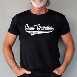 great grandpa est shirt, great grandpa shirt, dad shirt, grandpa shirt, pregnancy announcement, great grandpa gift,fathe