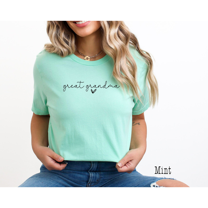 Great-Grandma Shirt, Pregnancy Announcement, Gift For Great-Grandma, Baby Reveal To Family, Mother's Day Gift, Great Garndma Shirt.jpg