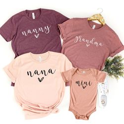 mama and mini matching shirt, nana and mini matching shirt, grandma and mini matching shirt, mothers day shirt, custom m