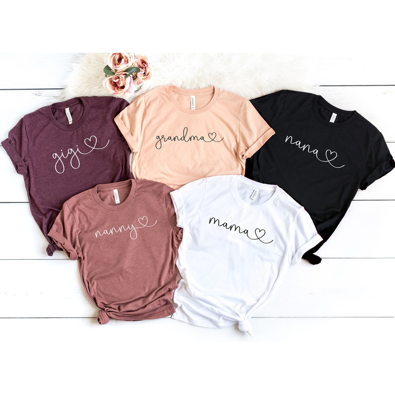 Mama and mini Matching Shirt, Nanny Shirt, Gigi Shirt, Grandma Shirt, Mama Shirt, Mimi Shirt, Mother's day Shirt, Custom matching Shirt.jpg
