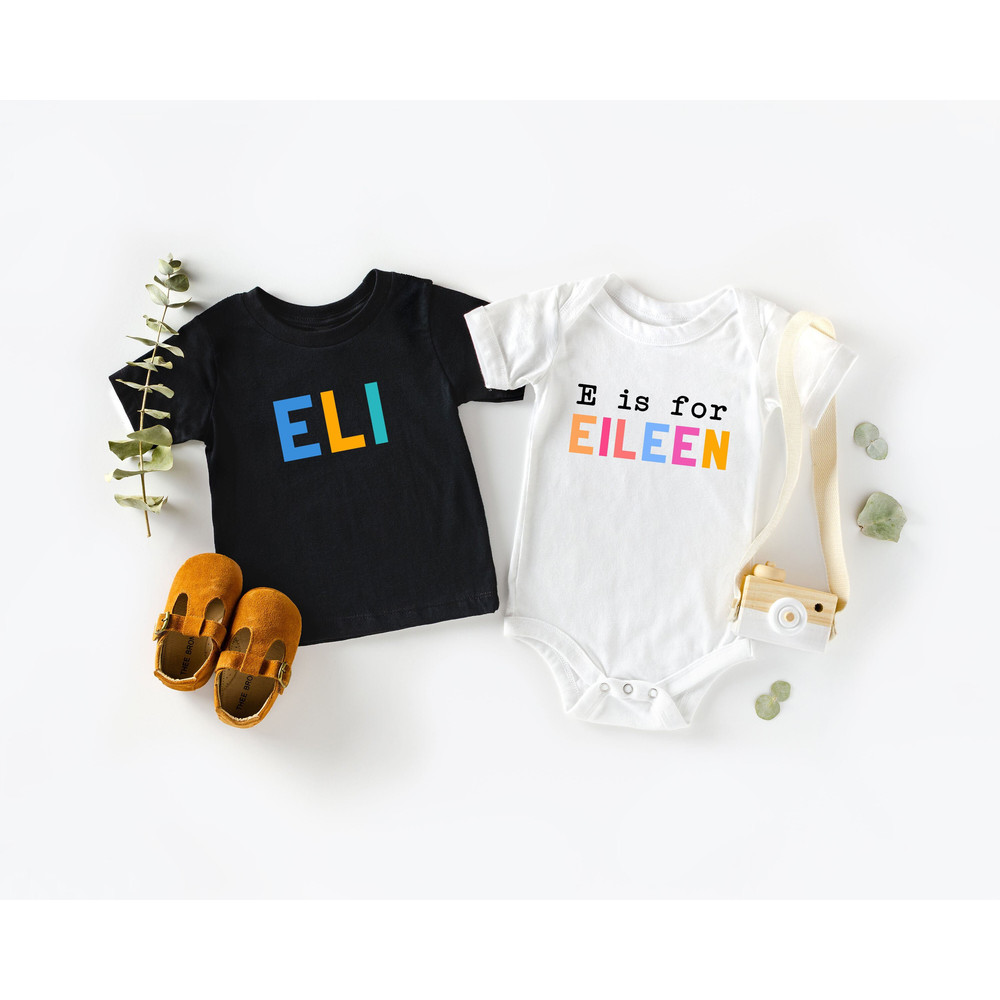 Personalized Shirt, Custom Shirt, Name Shirt, Toddler Name Shirt, Alphabet Shirt, Toddler Name Shirt, Alphabet Name, Christmas gift.jpg