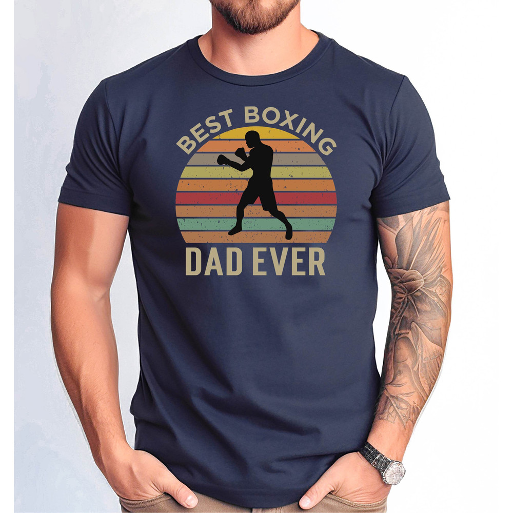 Best Boxing Dad Ever Tshirt, Boxing Dad Tshirt, Boxing Dad Father's Day Tee, Boxing Dad Distressed Design Tee, Father's Day Gift Tee.jpg