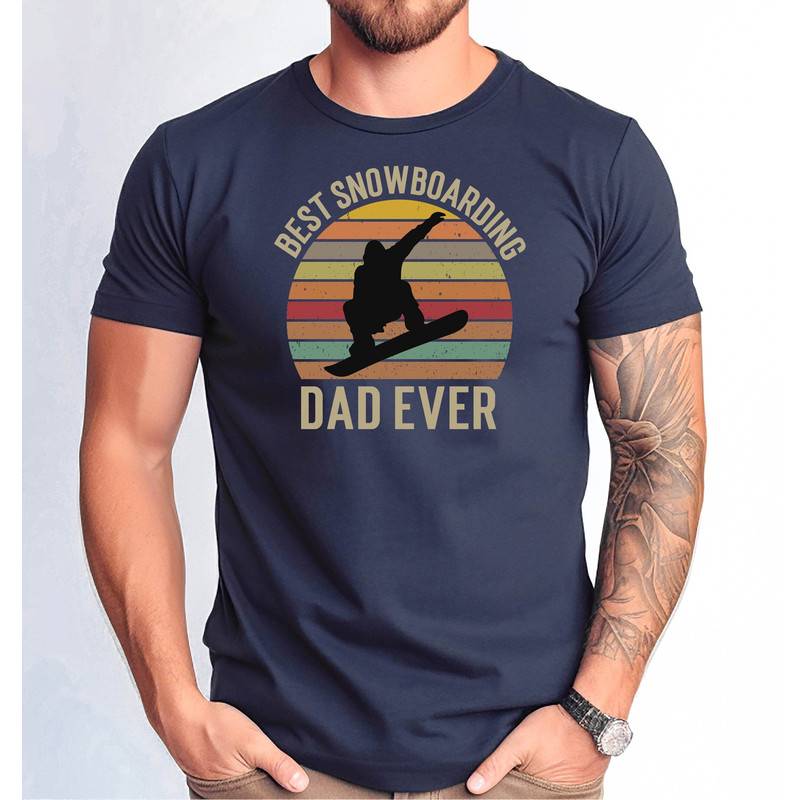 Best Snowboarding Dad Ever Tshirt, Snowboarding Dad Tshirt, Snowboarding Dad Distressed Design Tee, Snowboarding Dad Father's Day Tee.jpg