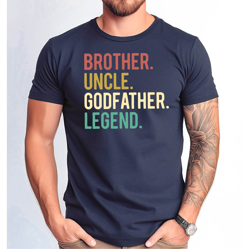 Brother Uncle Godfather Legend Shirt, God Father Tee, Father's Day Godfather Gift Tshirt, Godfather Gift for Uncle Brother, Godfather Gift.jpg