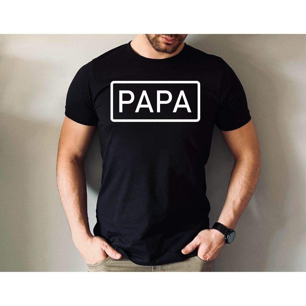 Papa Tshirt, Papa Gift Tshirt, Father's Day Gift Tshirt, Christmas Gift Papa Tshirt, Birthday Gift for Papa Tee.jpg