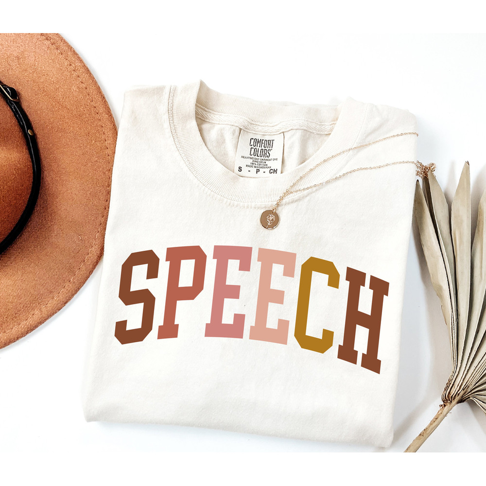 Comfort Colors® Speech Therapy Shirt, Speech Therapist Shirt, Pediatric SP Shirt, Gift for Speech Therapist, Speech Pathologist Shirt.jpg