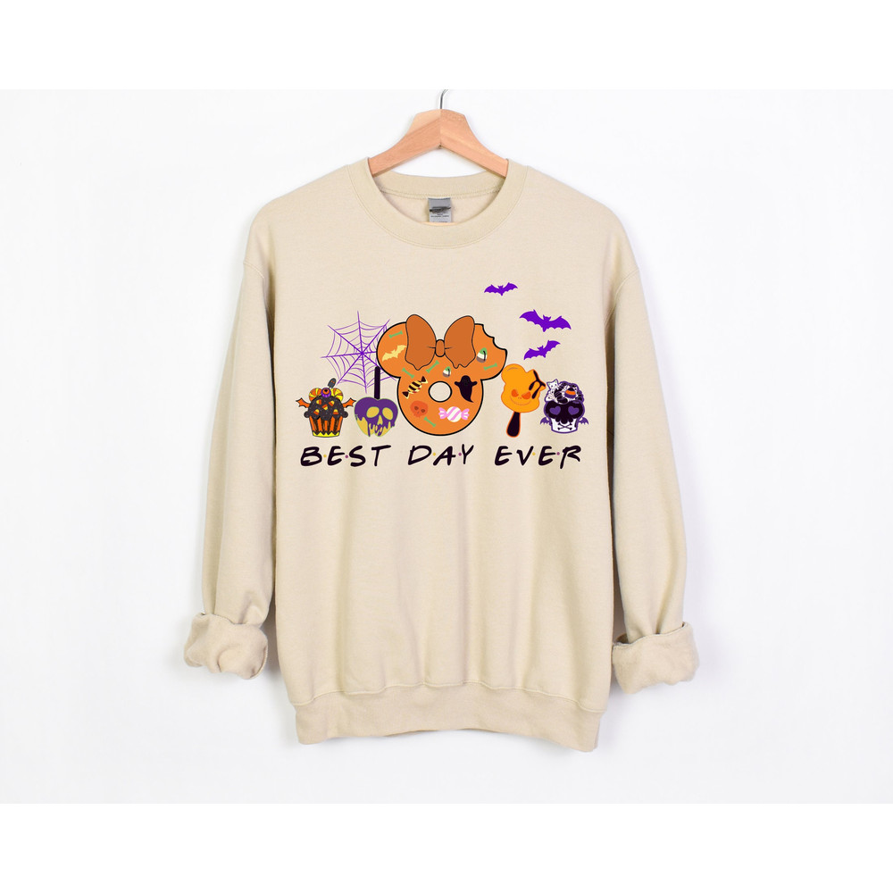 Disney Halloween Best Day Ever Sweatshirts, Halloween Family Shirt, Halloween Disney Shirt, Disney Halloween, Mickey And Minnie Shirt.jpg