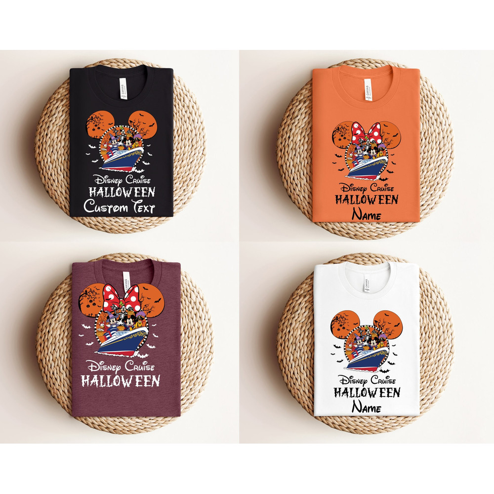 Disney Halloween Cruise Shirt, Halloween Family Cruise Shirt, Halloween Cruise Shirt, Disney Custom Halloween Shirt, Disney Cruise Shirt.jpg