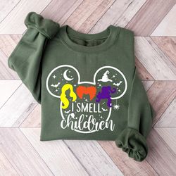 disney halloween i smell children sweatshirts, halloween family shirt, halloween disney shirt, disney halloween, mickey