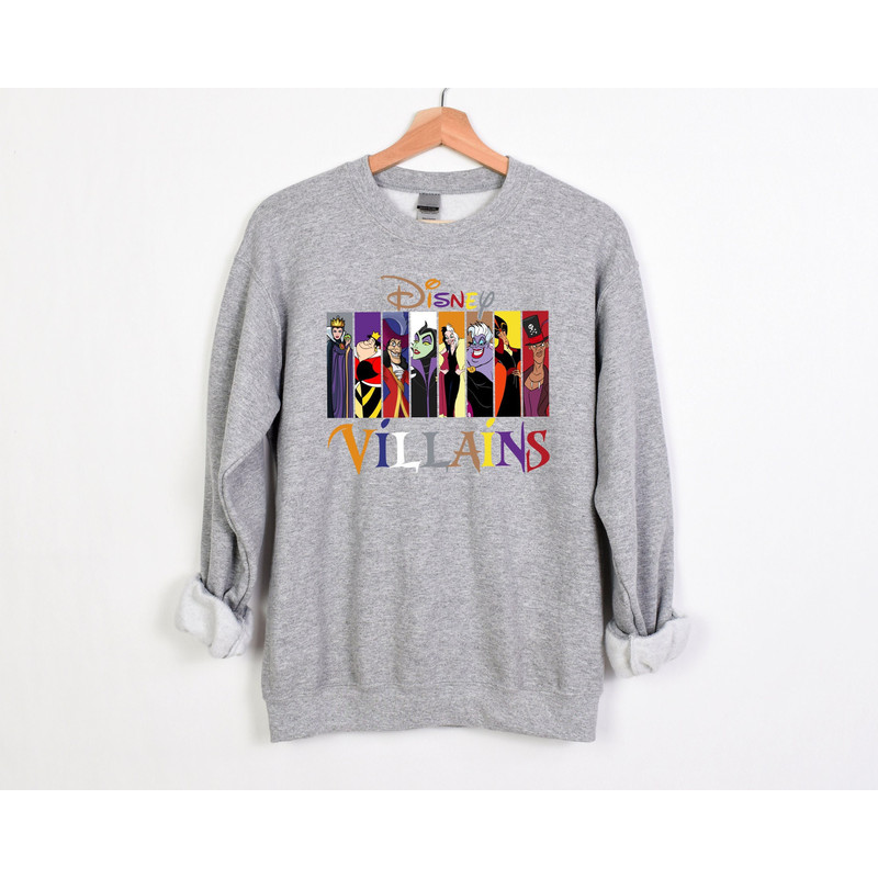 Disney Halloween Villans Sweatshirts, Halloween Family Shirt, Halloween Disney Shirt, Disney Halloween Shirts, Mickey And Minnie Shirt,.jpg