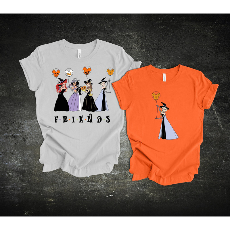 Disneyworld Princess Halloween Shirts, Halloween Friends Shirt, Halloween Disney Shirt, Disney Halloween Shirt, Halloween Princess Custom.jpg
