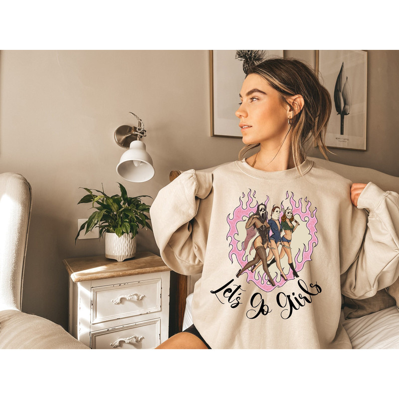 Halloween Let's Go Girls Sweatshitrs, Halloween Shirt, Halloween T-shirt, Halloween Sweatshirt, Spooky Season Sweatshirt, Halloween Gift,.jpg