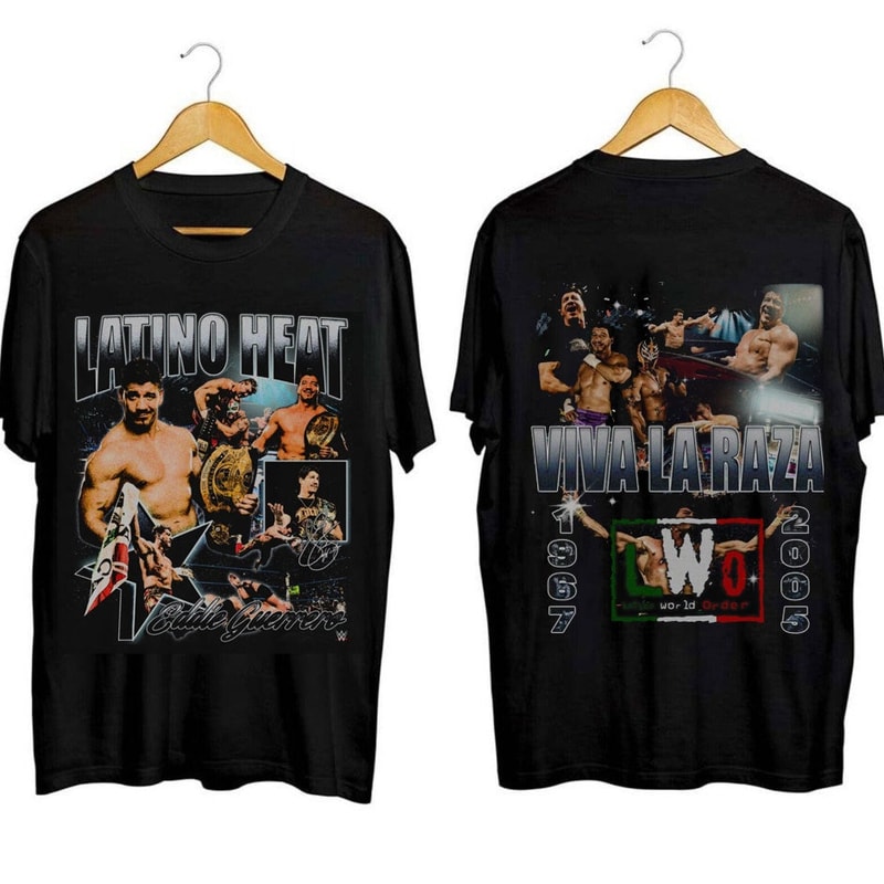 Retro Eddie Guerrero, Eddie Guerrero Vintage T-Shirt, Eddie Guerrero Gift For Women and Man Unisex 90s T-Shirt.jpg