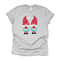 Valentine's Day Tee, Two Valentine Gnomes in Teal and Red Design on premium unisex shirt, 2 color choices, 2X, 3X, 4X, plus sizes available.jpg