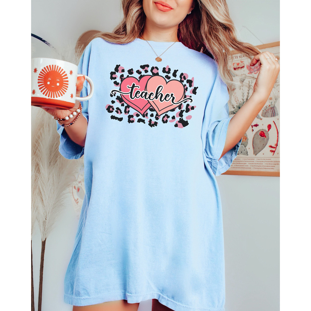 Comfort Colors Teacher Valentine Shirt, Heart Shirt Teacher, Gift For Teacher, Candy Hearts Shirt, Valentines Day Gift For Teachers, Teacher.jpg