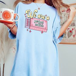 retro valentines day comfort colors we are a perfect match couple matching shirt