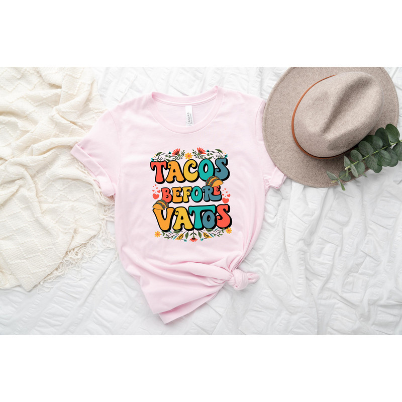 Tacos Before Vatos Shirt,Funny Tacos Valentines Sweater, Cute Valentines Infant Shirt, Mexicans Valentines Shirt.jpg
