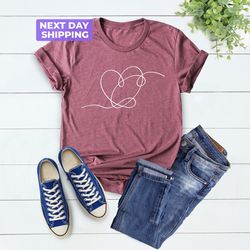 love yourself heart shirt, love yourself team shirt, cotton tee, heart shirt, love shirt, love tee, soft shirt, christma