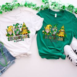 shenanigans squad shirt, matching st patricks day shirt, irish shirt, lucky shirt, st patricks day gnomes shirt, lets da