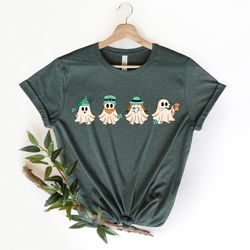 ghost st patricks day shirt,funny st patricks shirt,st pattys lucky unisex shirt,irish green shamrock tee,st patrick cre