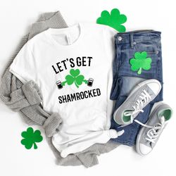 lets get shamrocked shirt,shamrock shirt,saint patricks day,st paddys day shirt,leprechaun shirt,saint patricks day fami