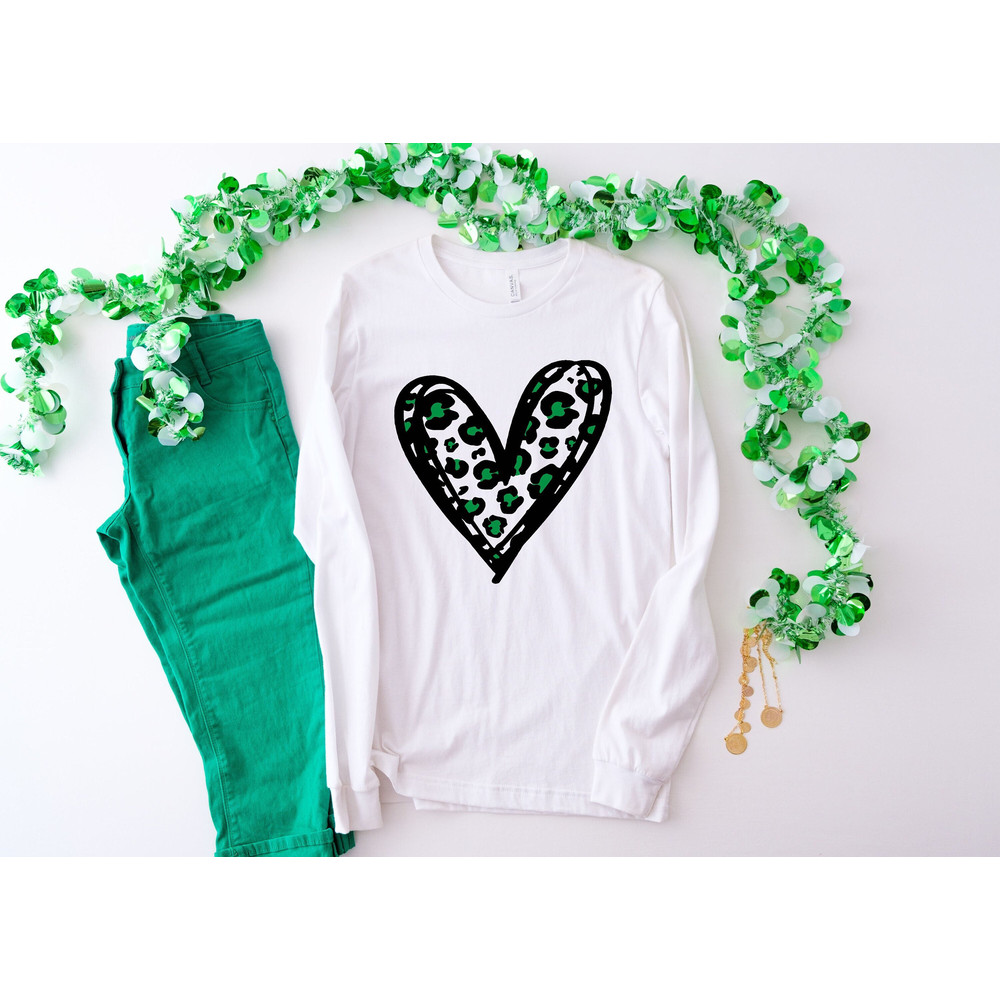 Lucky Cheetah Heart Shirt,St. Patricks Day Shirt,St Patrick Heart Shirt,Irish Shirt,St Patrick's Day Shirt,Irish Shirt,Patrick Matching Tee.jpg