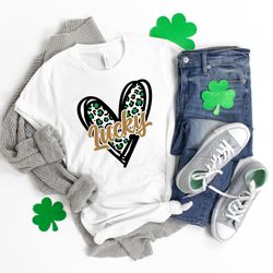 lucky leopard shirt,shamrock shirt,saint patricks day shirt,st paddys day shirt,leprechaun shirt,saint patricks day fami