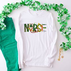 stpatricks lucky nurse shirt,irish shirt,stpatricks day shirt,shamrock tee,nurse stethoscope t-shirt,shamrock lucky nurs