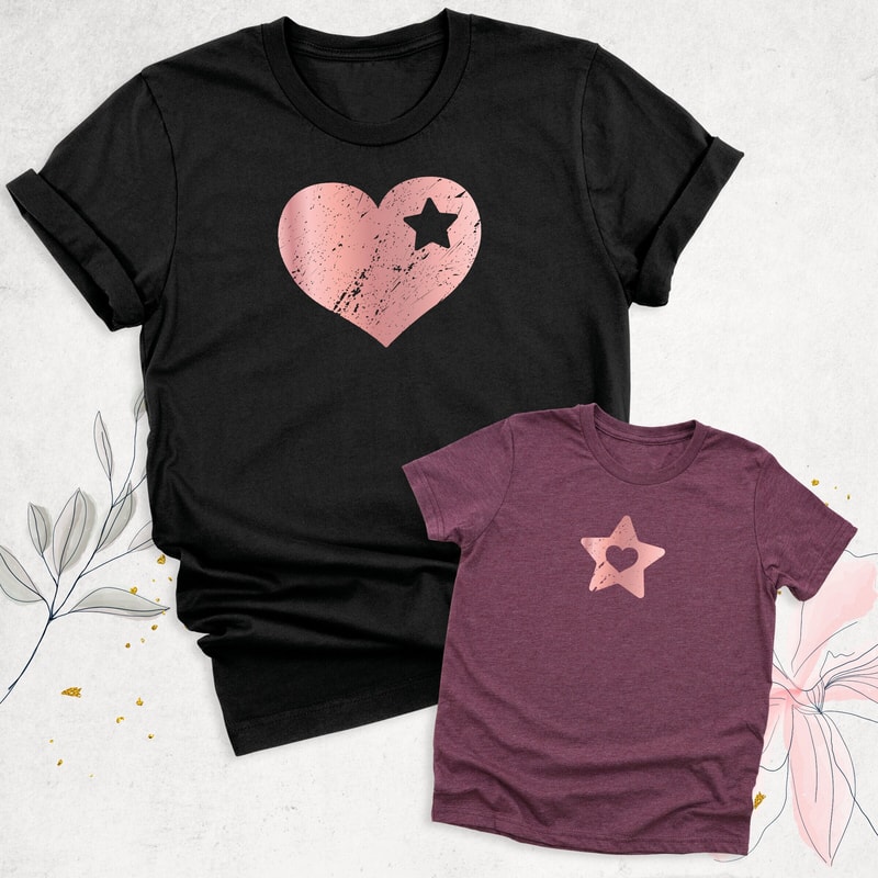 Mommy and Me Heart Matching Shirt, Mom Baby Shirt, Missing Piece Shirt, Baby Shower Gift, Mothers Day Shirt, Mama Mini Puzzle Shirt, Mom Tee.jpg