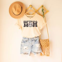 softball mom tshirt, softball lover mom tshirt, mother days softball gift tshirt, softball mom leopard funny tshirt, sof