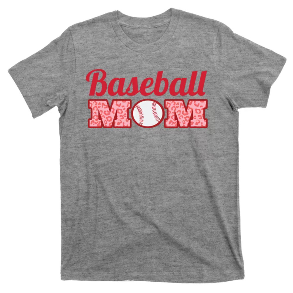TeeShirtPalace Baseball Mom Cheetah Print T-Shirt.jpg